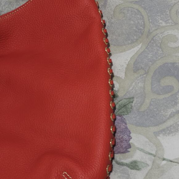 Dooney & Bourke Samba Hubo Whip Lock Sac Stitch Gold accents - Picture 13 of 16